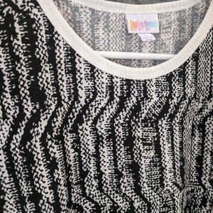 Black and White Pattern Maxi Dress | LuLaRoe Maria